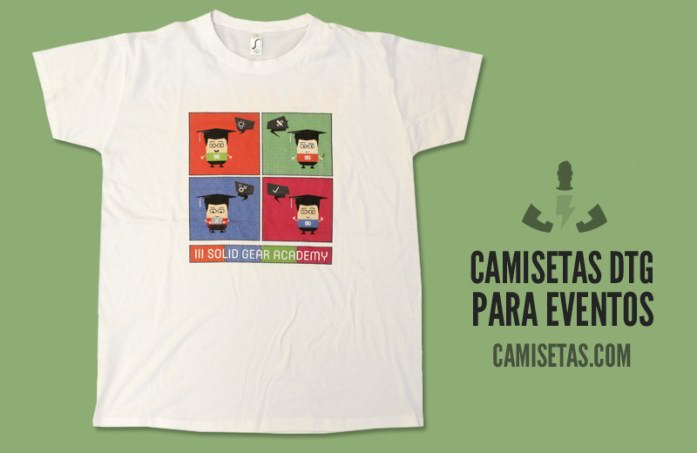 camisetas dtg para eventos