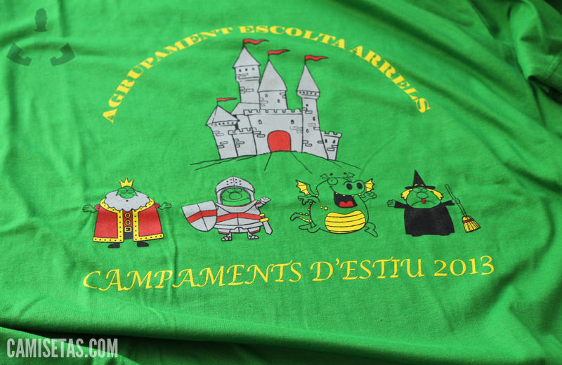 Ejemplo de camisetas para colonias Ejemplo de camisetas para colonias