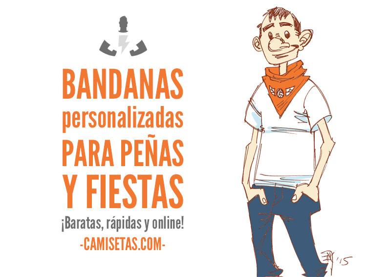 bandanas personalizadas fiestas penas