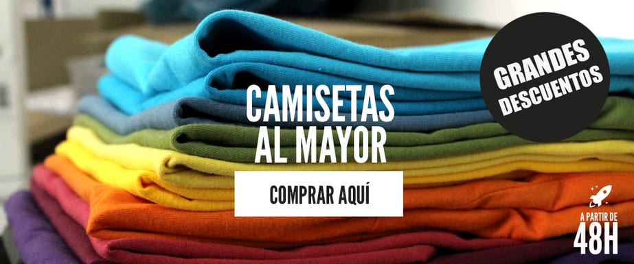 Camisetas al por mayor