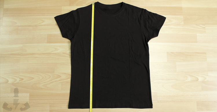 Medir alto de camisetas