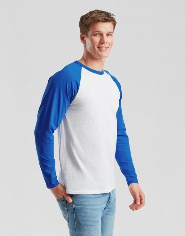 Fotos de Camisetas Fruit-of-the-Loom Baseball manga larga