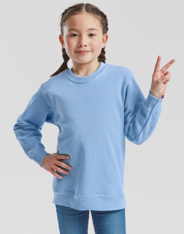Fotos de Sudaderas Fruit-of-the-Loom Manga Montada Kids