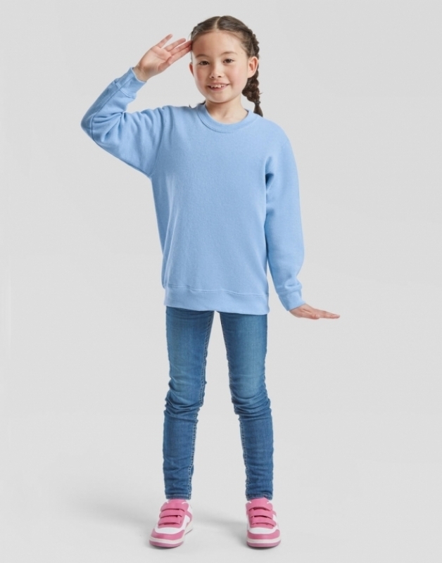 Fotos de Sudaderas Fruit-of-the-Loom Manga Montada Kids