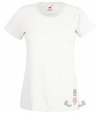 Camiseta Camisetas Fruit-of-the-Loom Value lady 61-372-0