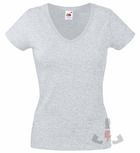 Camiseta Camisetas Fruit-of-the-Loom Value Cuello V Lady 61-398-0