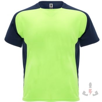 Color 22255 (Fluor green / Navy)