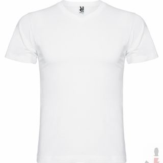 Camiseta Camisetas Roly Samoyedo cuello V CA6503