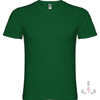 Camiseta Camisetas Roly Samoyedo cuello V CA6503