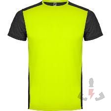 Color 221243 (Fluor Yellow / Heather Black)