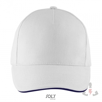 Color 989 (White / french navy)