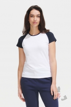 Camiseta Camisetas Sols Milky Baseball 11195