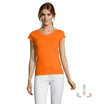 Camiseta Camisetas Sols Moon Cuello V 11388