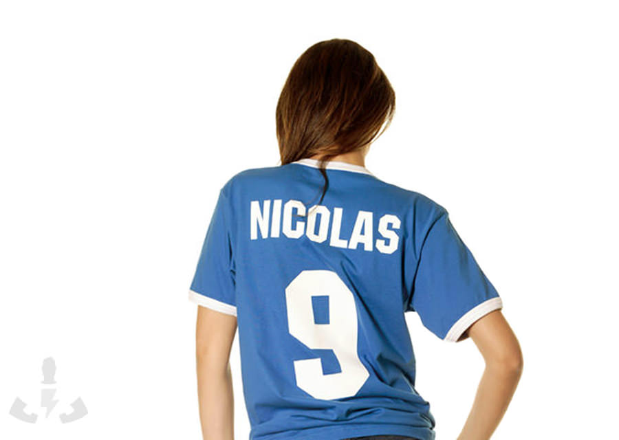 Dorsal en vinilo para camiseta técnica