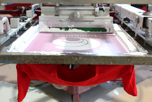 Nuestro taller de serigrafiado Nuestro taller de serigrafiado