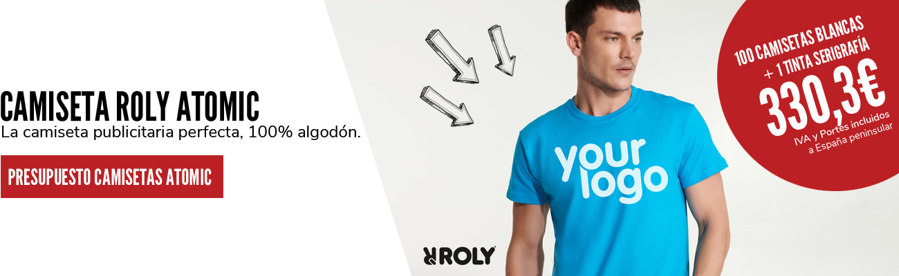 Compra camisetas Roly Atomic